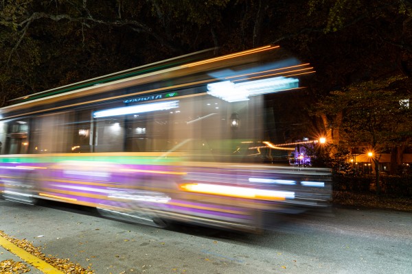 Bus in Motion   Savannah 03836 Print